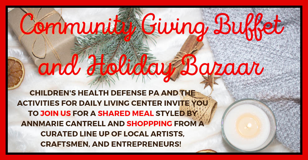 PA-CHD Community Giving Buffet and Holiday Bazaar!